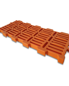 Plastic slat 500x200 open f/sows new locking (type A)